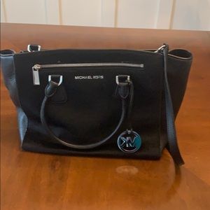 Michael Kors black horse hair purse